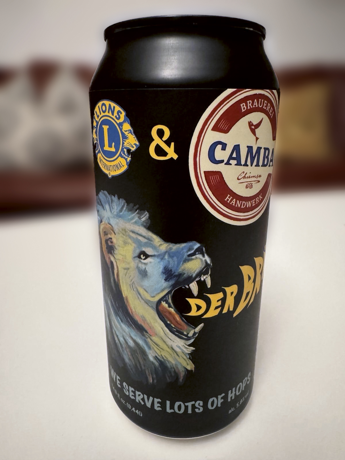 Lionsclub Übersee Cyber Activity Bierbrauen Camba Ansicht Dose Harald Mader