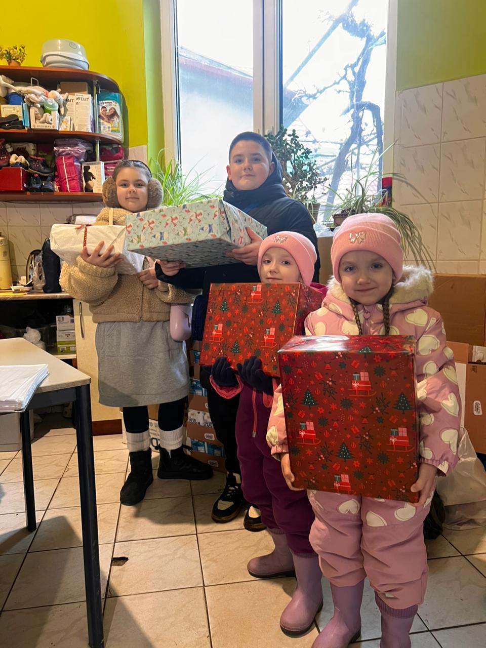 Lionsclub Übersee Cyber Activity Ukraine-Hilfe Weihnachten in der Schuhschachtel 2025 Gruppenbild