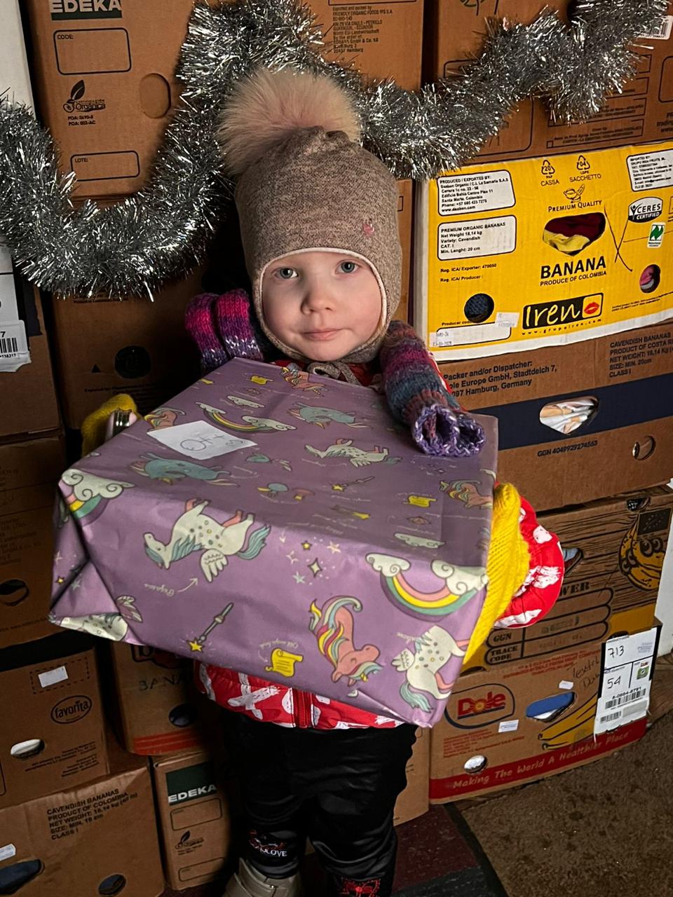 Lionsclub Übersee Cyber Activity Ukraine-Hilfe Weihnachten in der Schuhschachtel 2025 Einzelbild