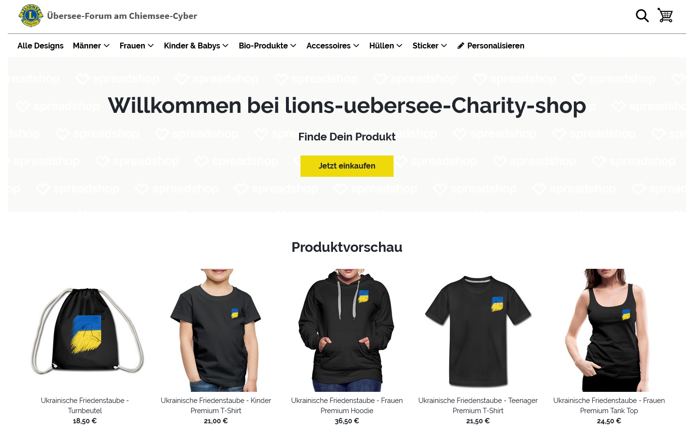 Lionsclub Übersee Forum am Chiemsee Cyber Online-Shop Startseite Hilfe für die Ukraine